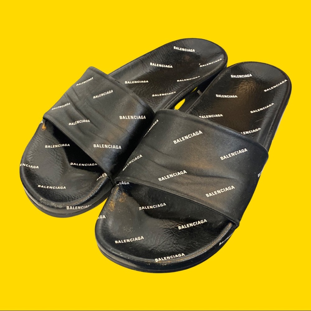 Balenciaga All Over Print slides 42 (8.5)